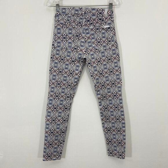 7 For All Mankind Pastel Stained Glass Print Ankle Skinny Jean - Picture 6 of 7